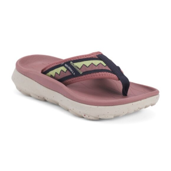 NEW Merrell Hut Ultra Flip Flops For Women Burlwood 253 3M2 - Picture 3 of 3